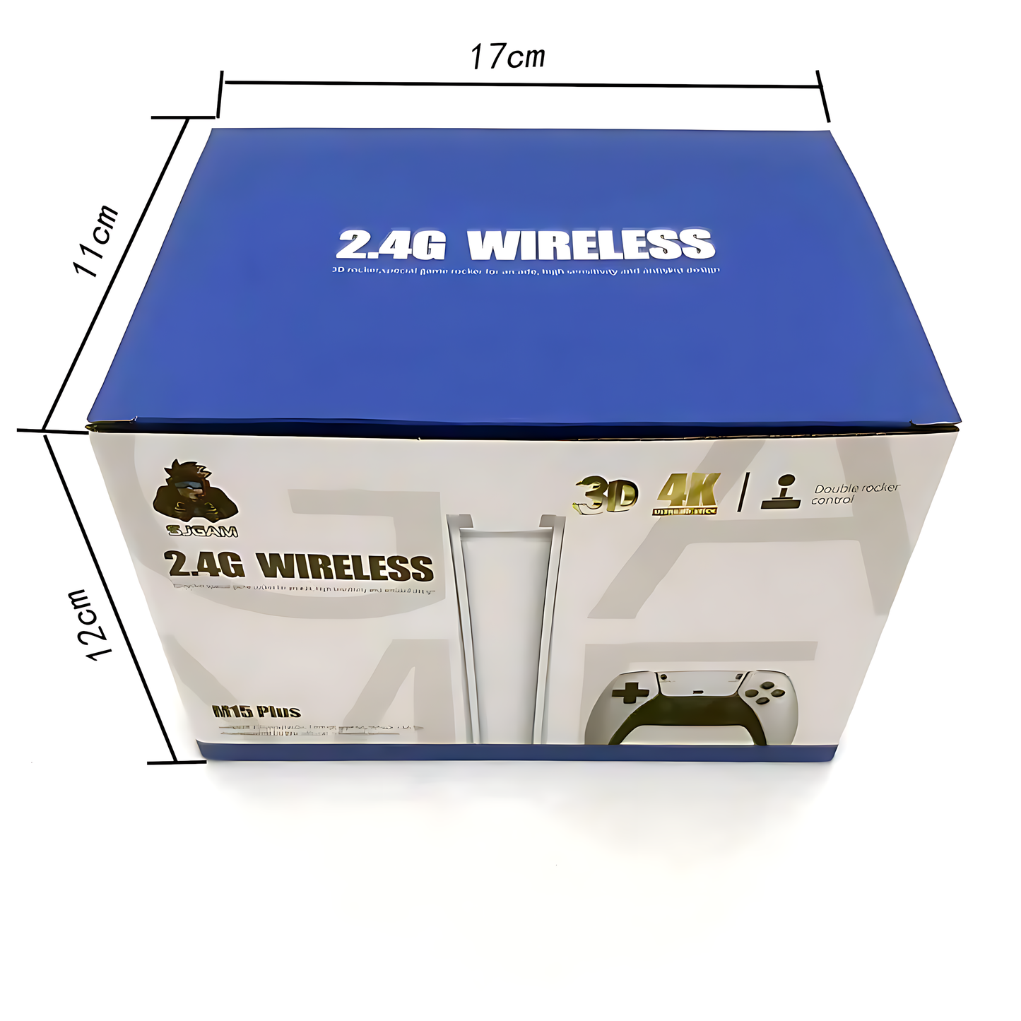 128GB Retro Game Console X2 Plus 40000+ Games Game Stick Wireless Game Console 4K TV