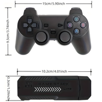 Console di gioco retrò 64G 128G X2 Plus 40000+giochi Game Stick Console da gioco wireless TV 4K