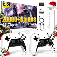 128GB Retro Game Console X2 Plus 40000+ Games Game Stick Wireless Game Console 4K TV