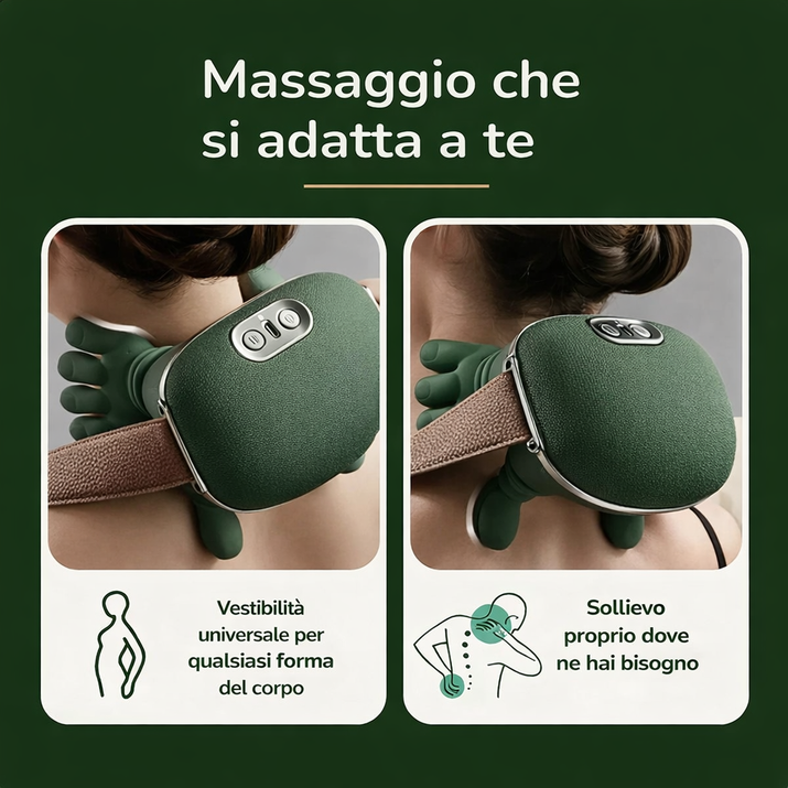 Massaggiatore Cervicale WittyWise™ – Sollievo Immediato