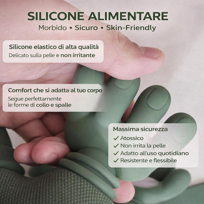 Massaggiatore Cervicale WittyWise™ – Sollievo Immediato