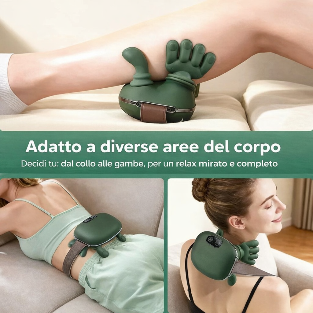 Massaggiatore Cervicale WittyWise™ – Sollievo Immediato