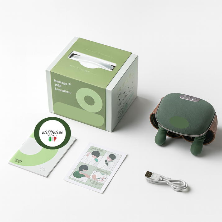 Masajeador de cuello WittyWise™: alivio instantáneo